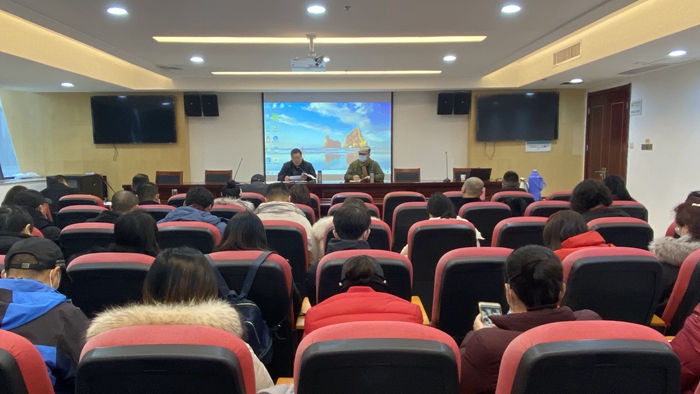 省黄梅戏剧院 传达学习市委五届十二次全会精神