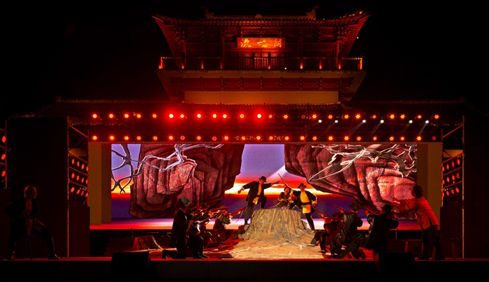 黄梅戏《大别山母亲》燃情遗爱湖