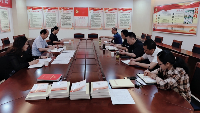 王建学局长到省黄梅戏剧院督导 党史学习教育和作风整顿工作